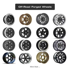 Off-Road Custom Forged Wheels | 17-20 Inch ｜6061-T6 Aluminum Alloy｜Covers All Models